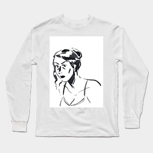 Woman portrait Long Sleeve T-Shirt